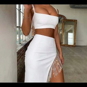 Fashion Nova size M two piece. Never used!